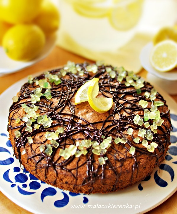 Ciasto czekoladowo – cytrynowe 