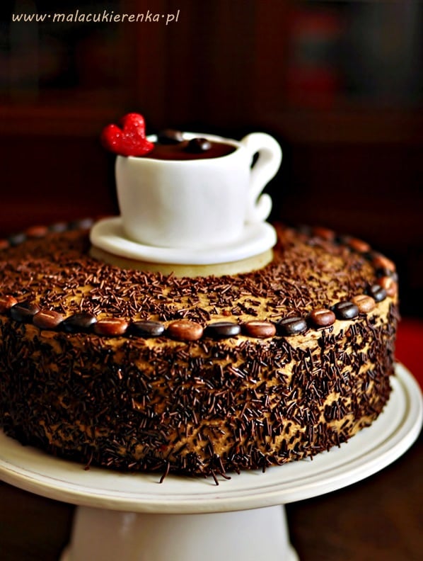 tort czekoladowy z kawa