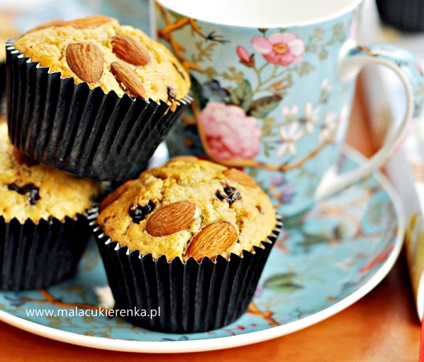 muffiny z czekolda i orzechami