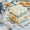 Ciasto „Makowa Panienka” z morelami i orzechami