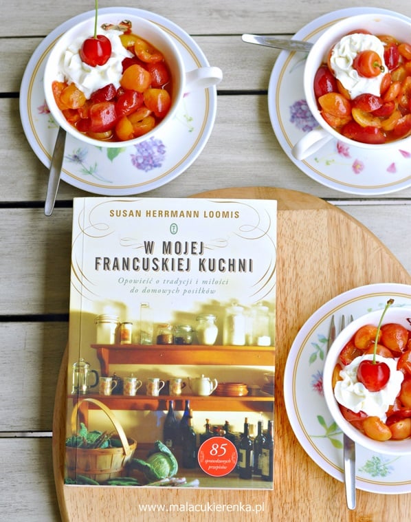 Czereśnie Sauté i książka „W mojej francuskiej kuchni”