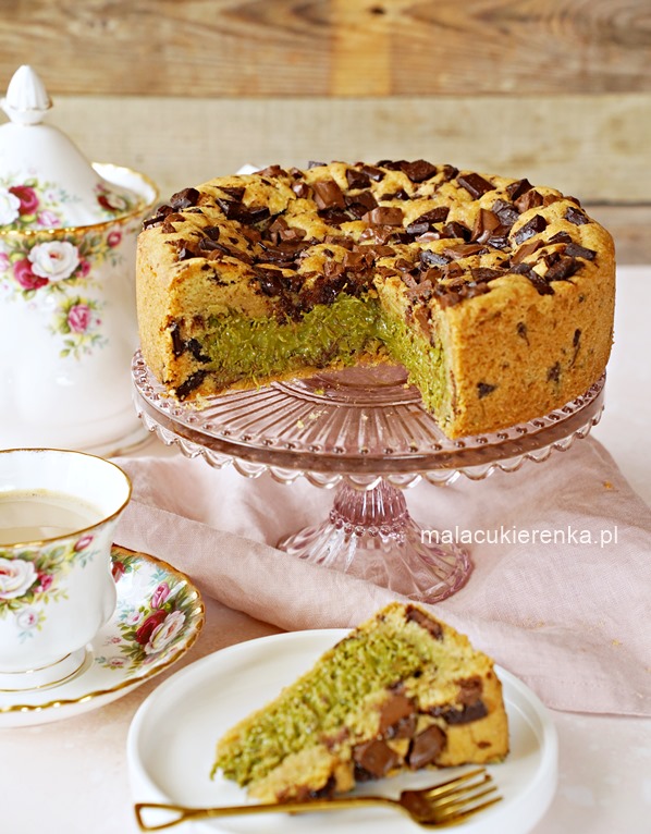 Pistacjowe ciasto z czekoladą w stylu DUBAJSKIM 2