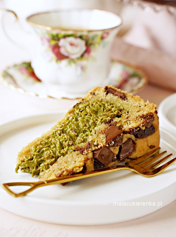 Pistacjowe ciasto z czekoladą w stylu DUBAJSKIM 3