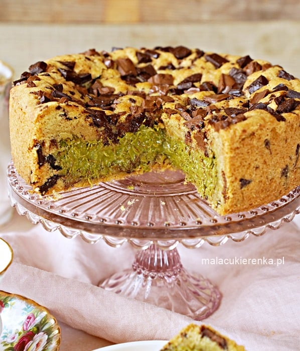 Pistacjowe ciasto z czekoladą w stylu DUBAJSKIM 3